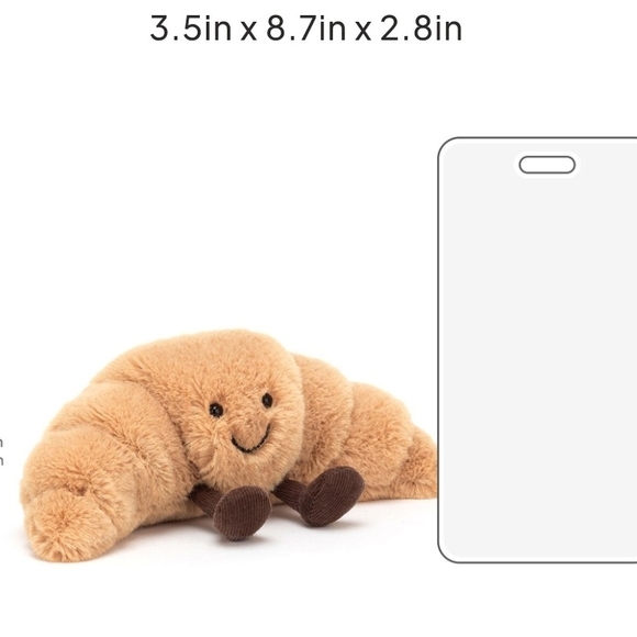 Amuseables Croissant Bag Charm - Picture 3 of 9